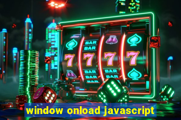 window onload javascript